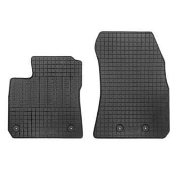 Tapis en caoutchouc adaptés pour Ford Transit Courier 2 personnes 2019- (2 pièces + système de montage)