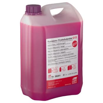 Liquide de refroidissement Febi Rouge G13 -38°C 5L