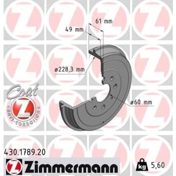 Tambour de frein COAT Z