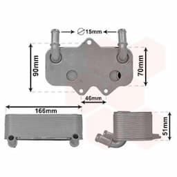 Radiateur d'huile 37013710 International Radiators