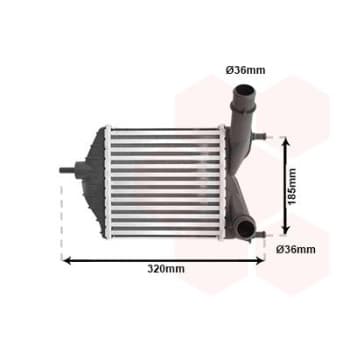 Intercooler, échangeur 17004280 International Radiators