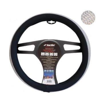 Couvre Volant Simoni Racing Diamonds Cuir Artificiel Noir