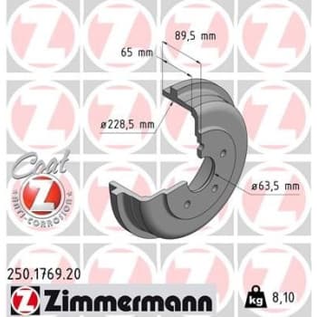 Tambour de frein COAT Z