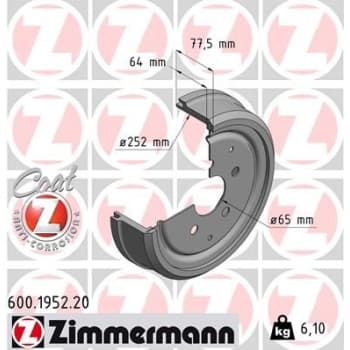 Tambour de frein COAT Z