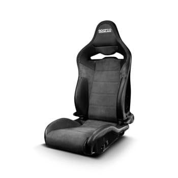 Siège sport Sparco SP-R Noir Similicuir/Microfibre (dossier réglable en polyester)