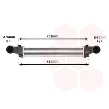 Intercooler, échangeur 30004726 International Radiators