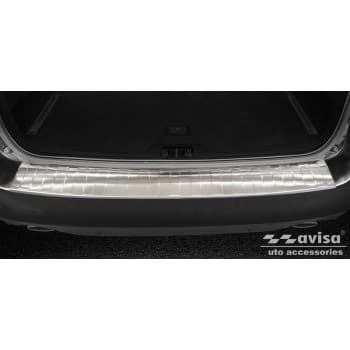 Protection de seuil de coffre en acier adapté pour Volvo V70 Facelift 2013- 'Ribs'
