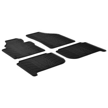 Tapis en caoutchouc pour Volkswagen Touran 2003-2015 (4 pièces)