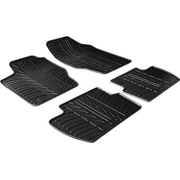 Tapis en caoutchouc pour Citroen C4 de 2005 à 2010 (T-Design 4 pièces)