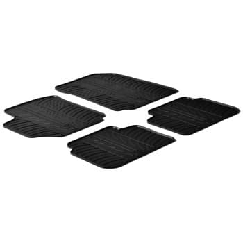 Tapis en caoutchouc pour Fiat Croma 2005- (T-Design 4 pièces)