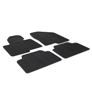 Tapis en caoutchouc adaptés pour Hyundai Santa Fe 2012- (T-Design 4 pièces)