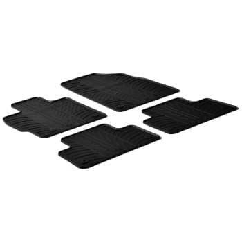 Tapis en caoutchouc pour Mazda CX-7 diesel 2007- (T-Design 4 pièces)