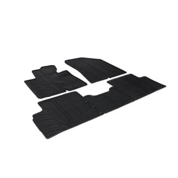Tapis en caoutchouc pour Kia Carens 2013- (T-Design 4 pièces)