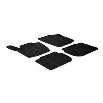 Tapis en caoutchouc adaptés pour Skoda Rapid 5 portes 2012- Seat Toledo 5 portes 2013-