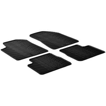 Tapis en caoutchouc pour Alfa Romeo Giulietta 2010-2014 (T-Design 4 pièces)