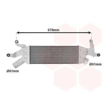 Intercooler, échangeur 09014703 International Radiators