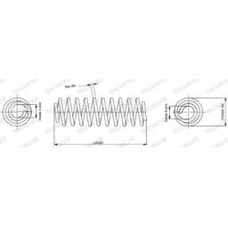 Ressort de suspension MONROE SPRINGS SE3292