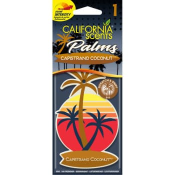 California Scents Désodorisant Palmier Capistrano Noix de Coco 1 pièce