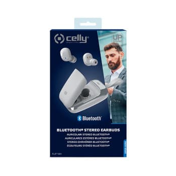 Celly Flip1 Écouteurs Bluetooth Blanc