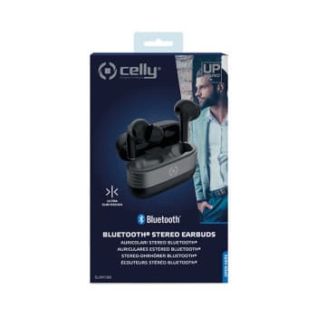 Celly Slim1 Blueto Écouteurs Noir