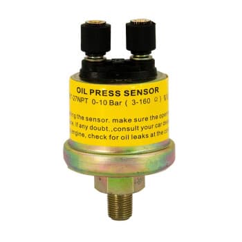 Capteur de pression d&#39;huile pour instruments de performance 0-10 bars, 3-160ohm.