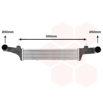 Intercooler, échangeur 30004224 International Radiators