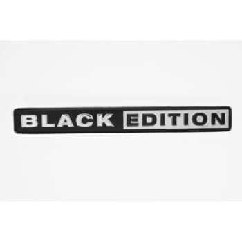 Emblème/Logo en Aluminium - ÉDITION NOIRE - 11,8x1,4cm