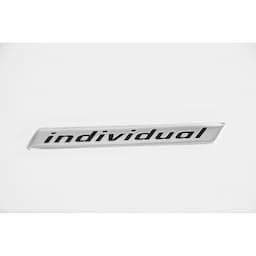 Emblème/Logo en Aluminium - INDIVIDUEL - 11,8x1,4cm