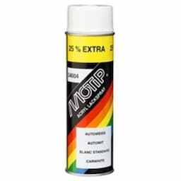 Motip Rallye Laque - Blanc Mat - 500ml