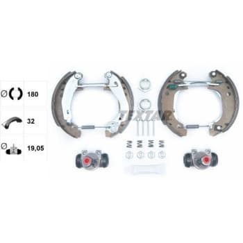 Jeu de mâchoires de frein Shoe Kit Pro