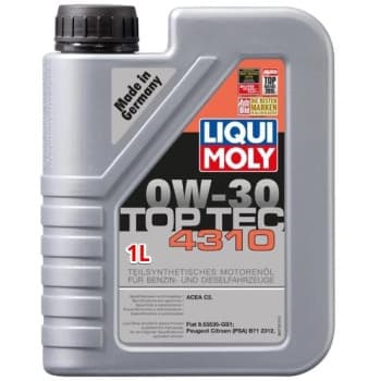 Huile moteur Liqui Moly TOP TEC 4310 0W30 C2 1L