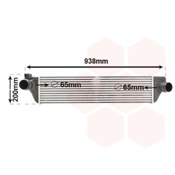 Intercooler, échangeur 43004498 International Radiators