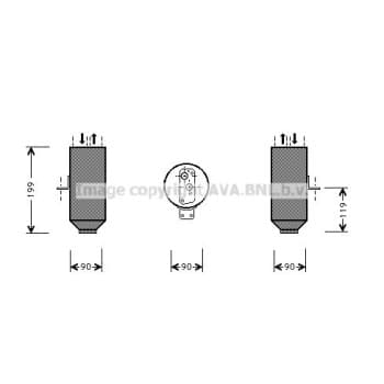 Filtre déshydratant, climatisation