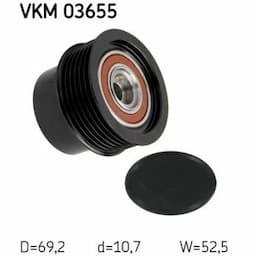 Poulie roue libre, alternateur VKM 03655 SKF