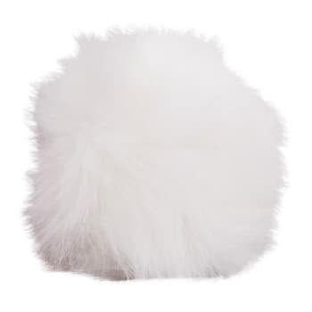 Simoni Racing Couvre Pommeau De Vitesse Fluffy Fur - Blanc