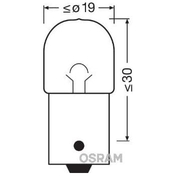 Osram Truckstar Pro 24v R5W BA15s