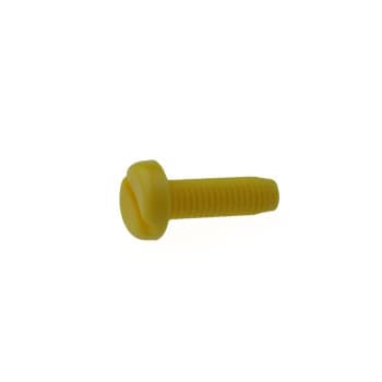 Vis de plaque d'immatriculation en plastique 20 pièces M6X20 mm
