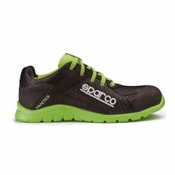 Sparco Chaussures de travail légères Practice S1P Keke Noir/Vert Taille 36