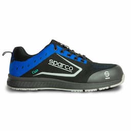 Sparco Chaussures de travail légères Cup S1P Ricard Noir/Bleu Taille 35