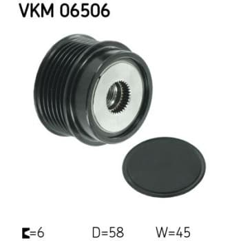 Poulie roue libre, alternateur VKM 06506 SKF