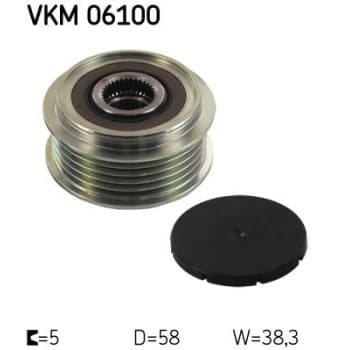 Poulie roue libre, alternateur VKM 06100 SKF