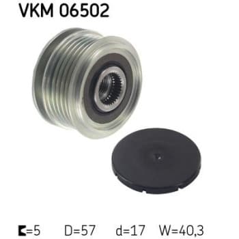 Poulie roue libre, alternateur VKM 06502 SKF