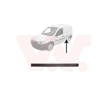 Baguette et bande protectrice, porte