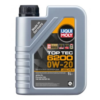 Huile moteur Liqui Moly Top Tec 6200 0W-20 C5 5L