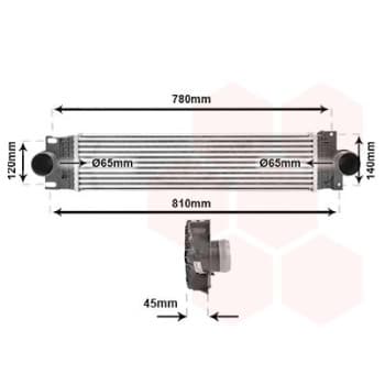 Intercooler, échangeur 18014713 International Radiators