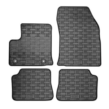 Tapis en caoutchouc adaptés à Opel Mokka-e 2020- (4 pièces + système de montage)