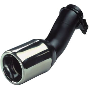 Garniture d'échappement en acier inoxydable - rond 140mm - longueur 230mm - Diesel / TDi - raccord 52-60mm