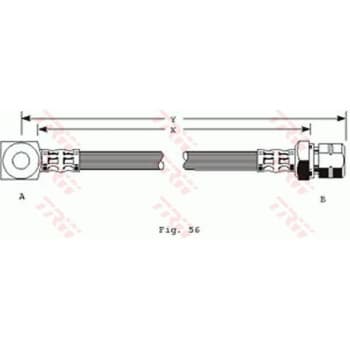 Flexible de frein PHD243 TRW