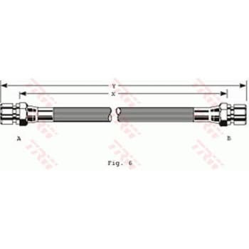 Flexible de frein PHA104 TRW