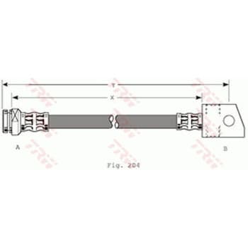 Flexible de frein PHA347 TRW